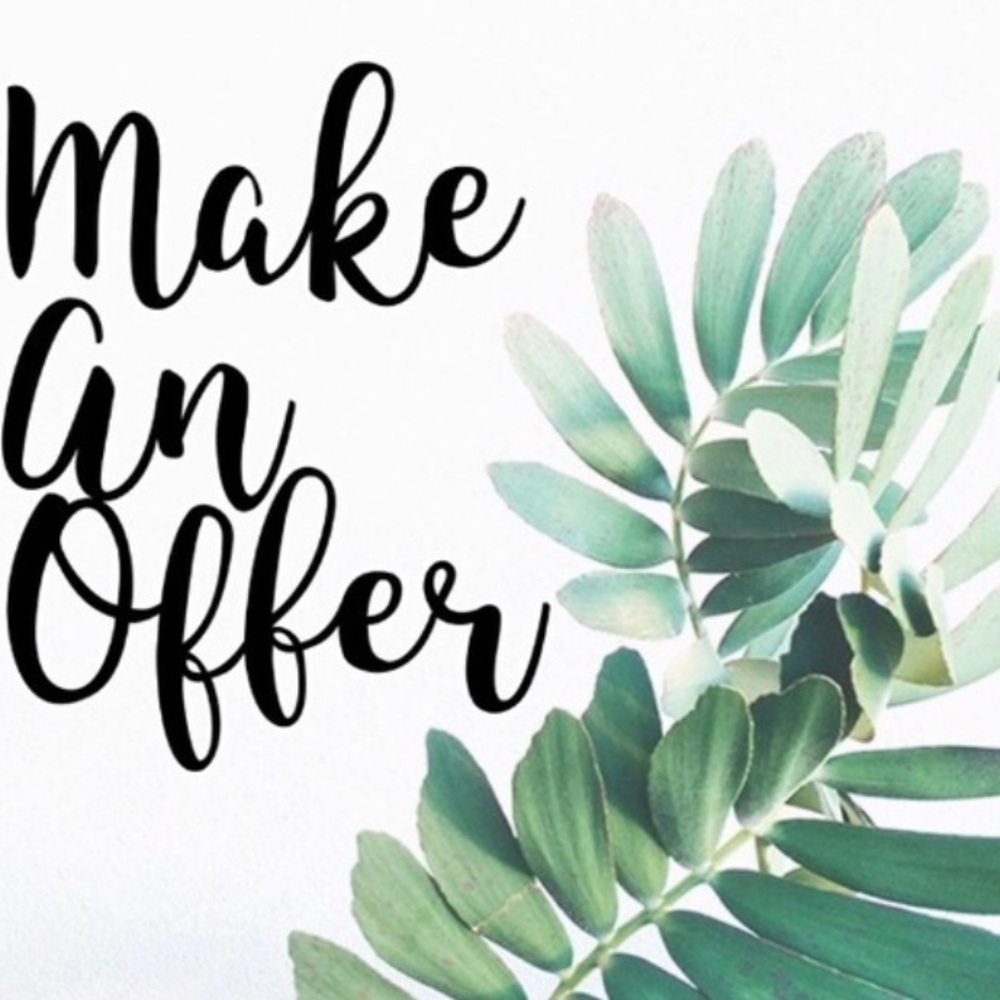 Like an item but not the price? Make me an offer.